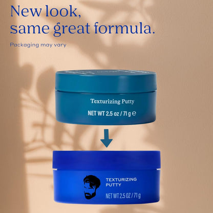 Harry's texturizing putty jar showing matte finish label