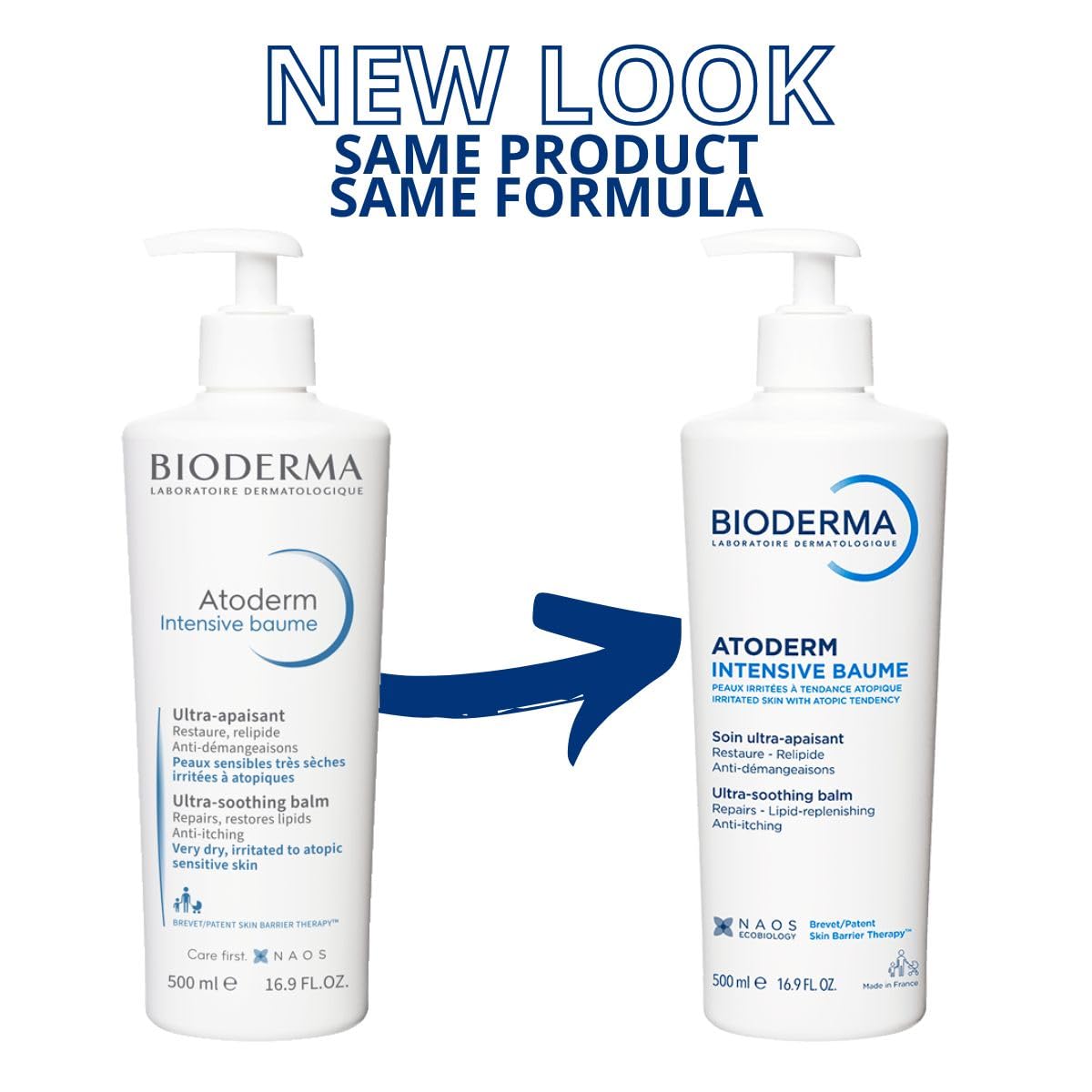 Bioderma Atoderm Intensive Balm bottle showcasing the authentic imported product label for dry sensitive skin