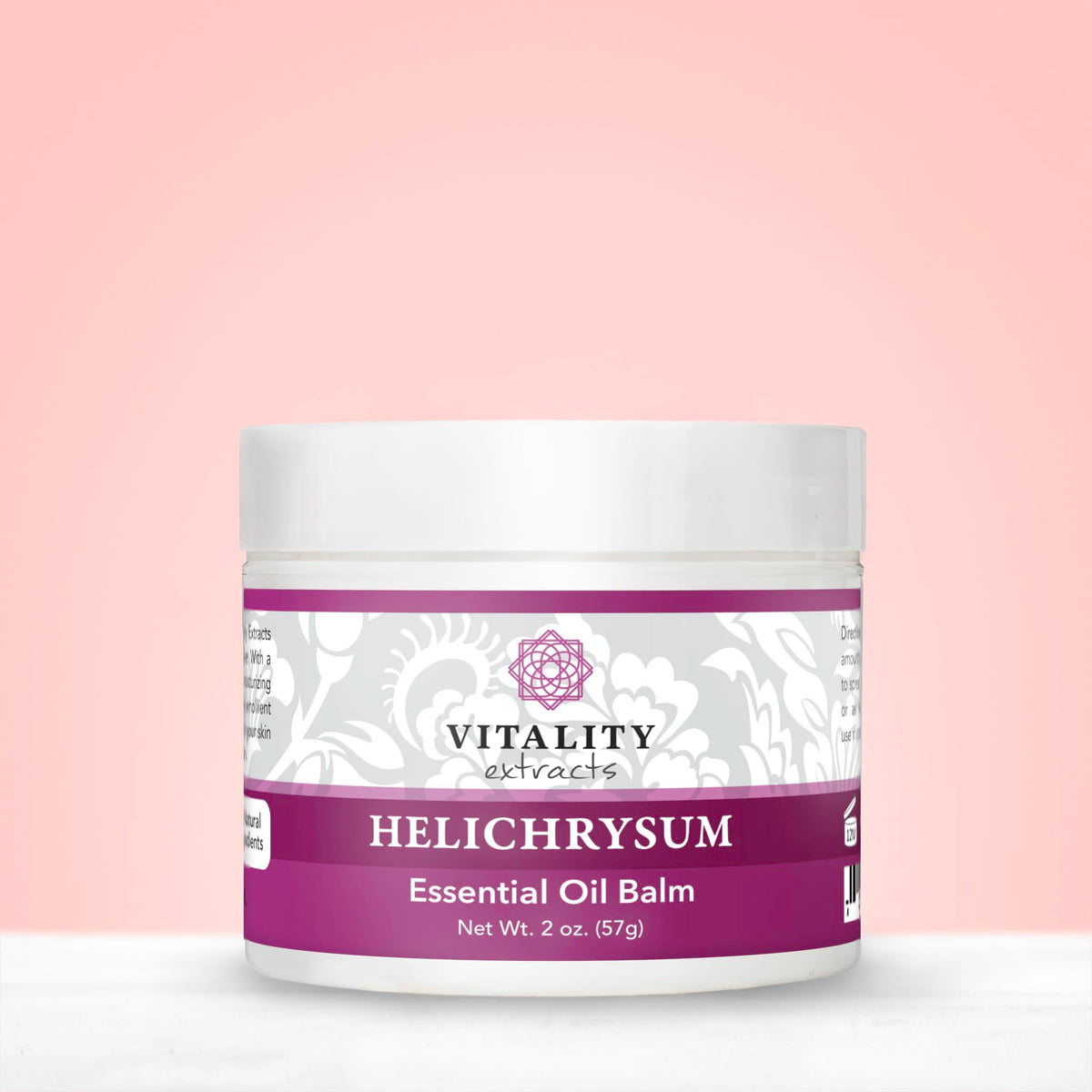 Vitality Extracts Helichrysum Balm promotional display