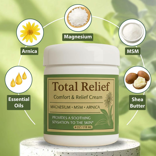 HiRelief Magnesium Cream label details with MSM and Arnica