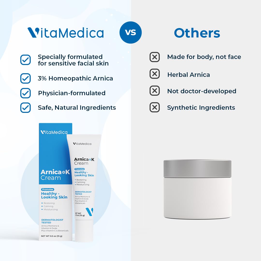 Authentic imported VitaMedica professional recovery cream packaging details