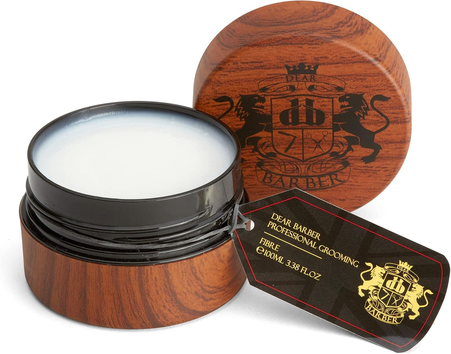 Professional male grooming styling paste for strong hold