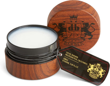 Professional male grooming styling paste for strong hold