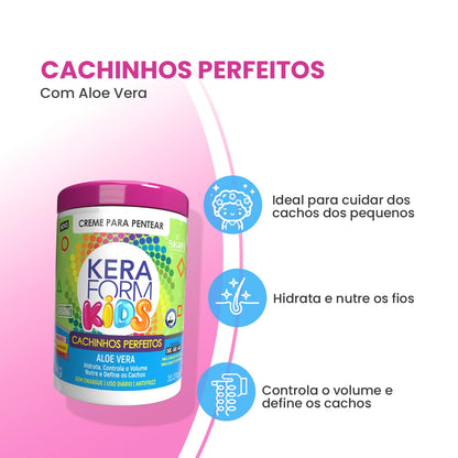 Skafe Keraform Kids Perfect Curls vegan hair cream 1kg container