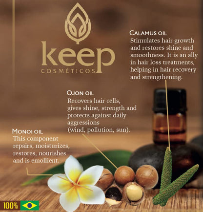 Authentic USA imported Keep Cosmeticos hair volume reduction treatment