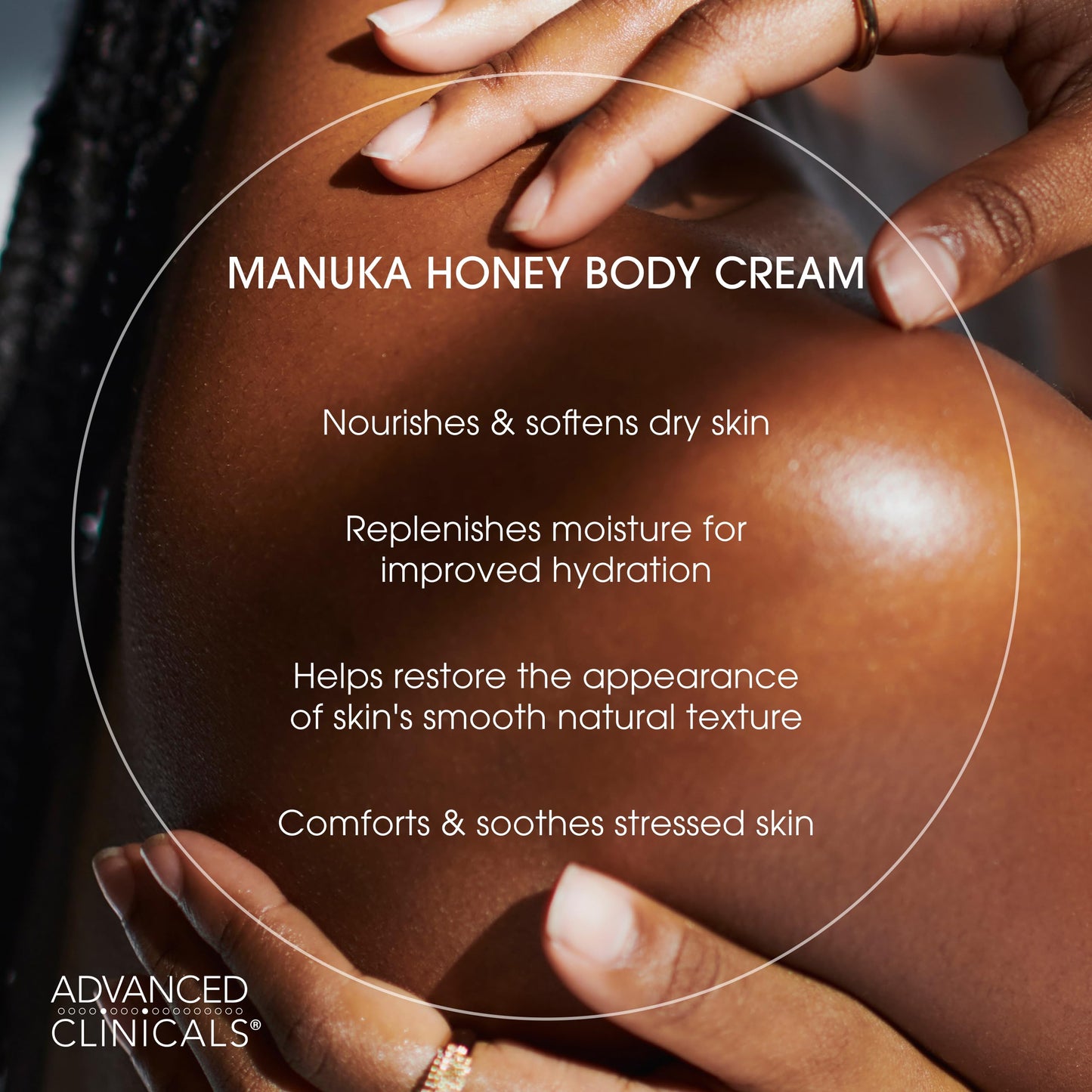 Advanced Clinicals Manuka Honey anti aging moisturizer for face and body