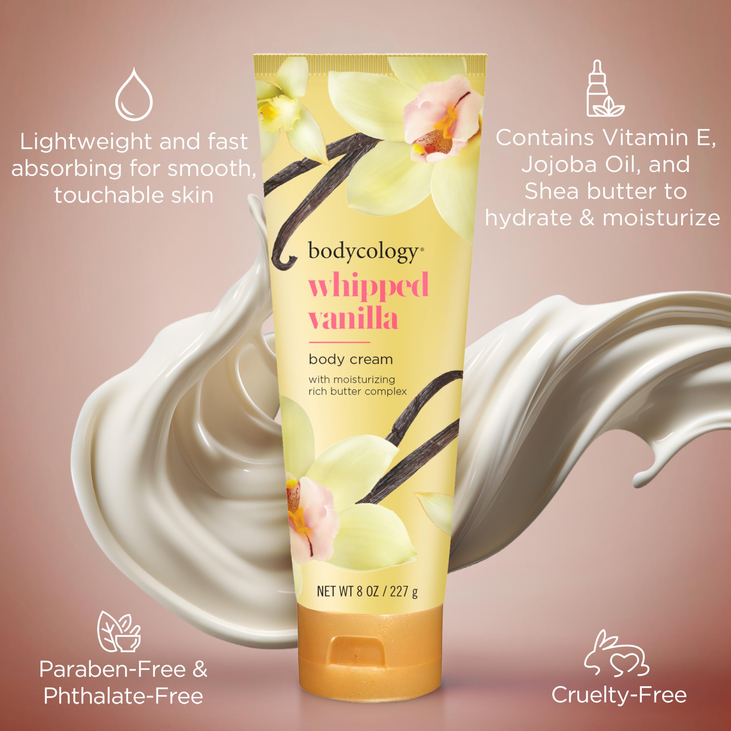 Authentic USA imported Bodycology vanilla body moisturizer for dry skin care