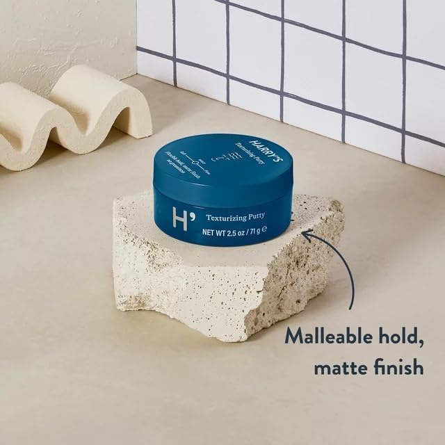 Harry's grooming putty for men matte finish result