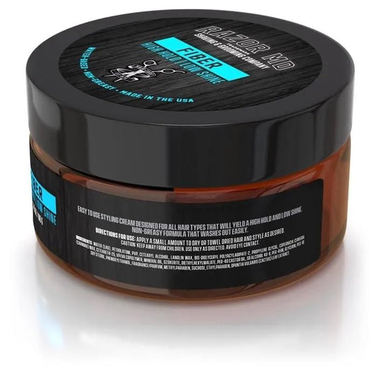Razor MD hair fiber matte finish texture close up