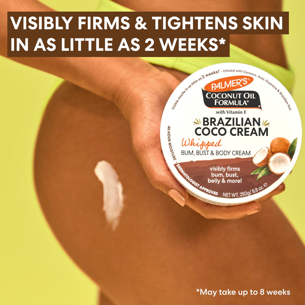 Palmer's 8.8 Fluid Ounces firming body cream back label details