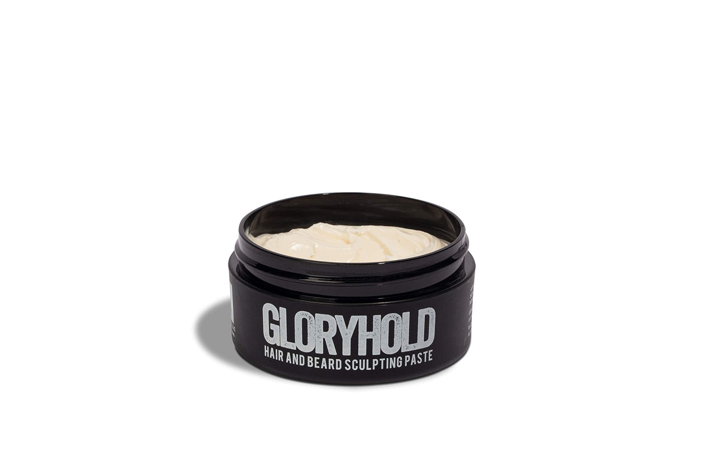 Masc Gloryhold styling paste jar branding and size details