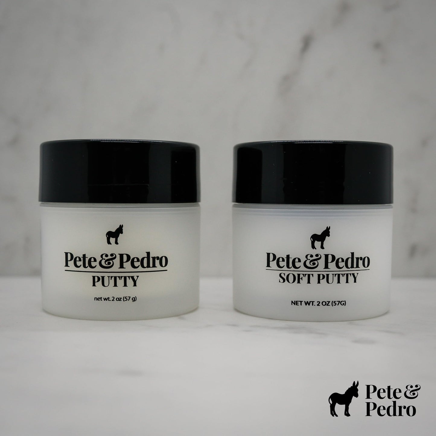 Back label of Pete and Pedro hair styling putty