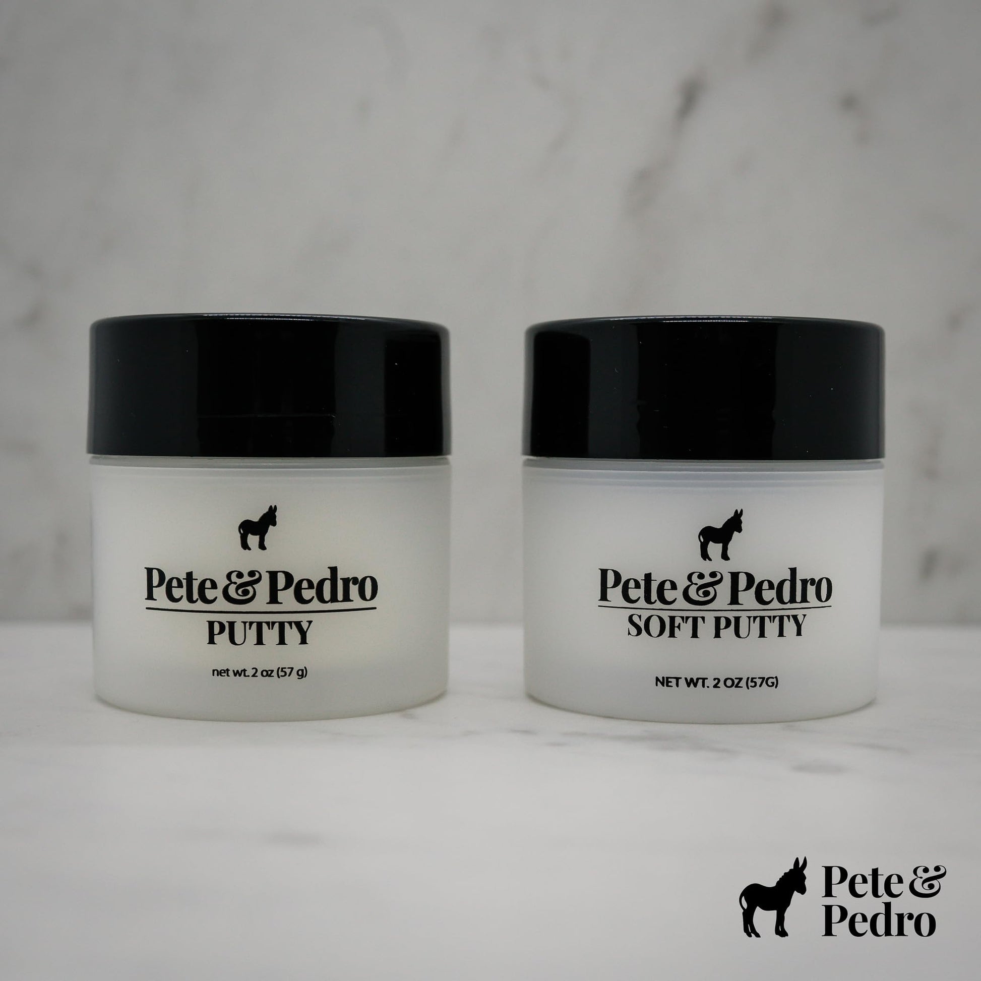 Back label of Pete and Pedro hair styling putty
