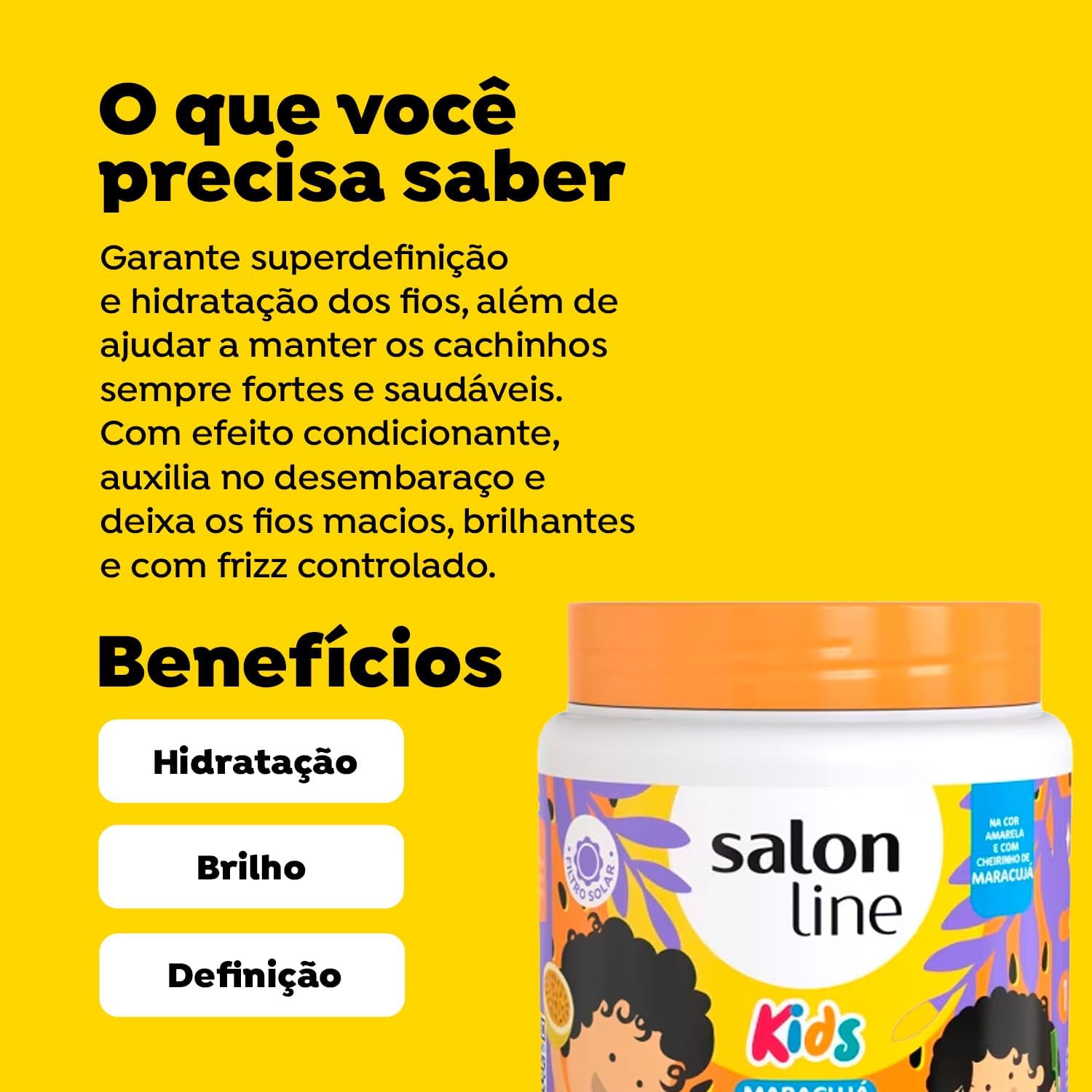 Salon Line Kids hydrating curl cream 1kg jar packaging