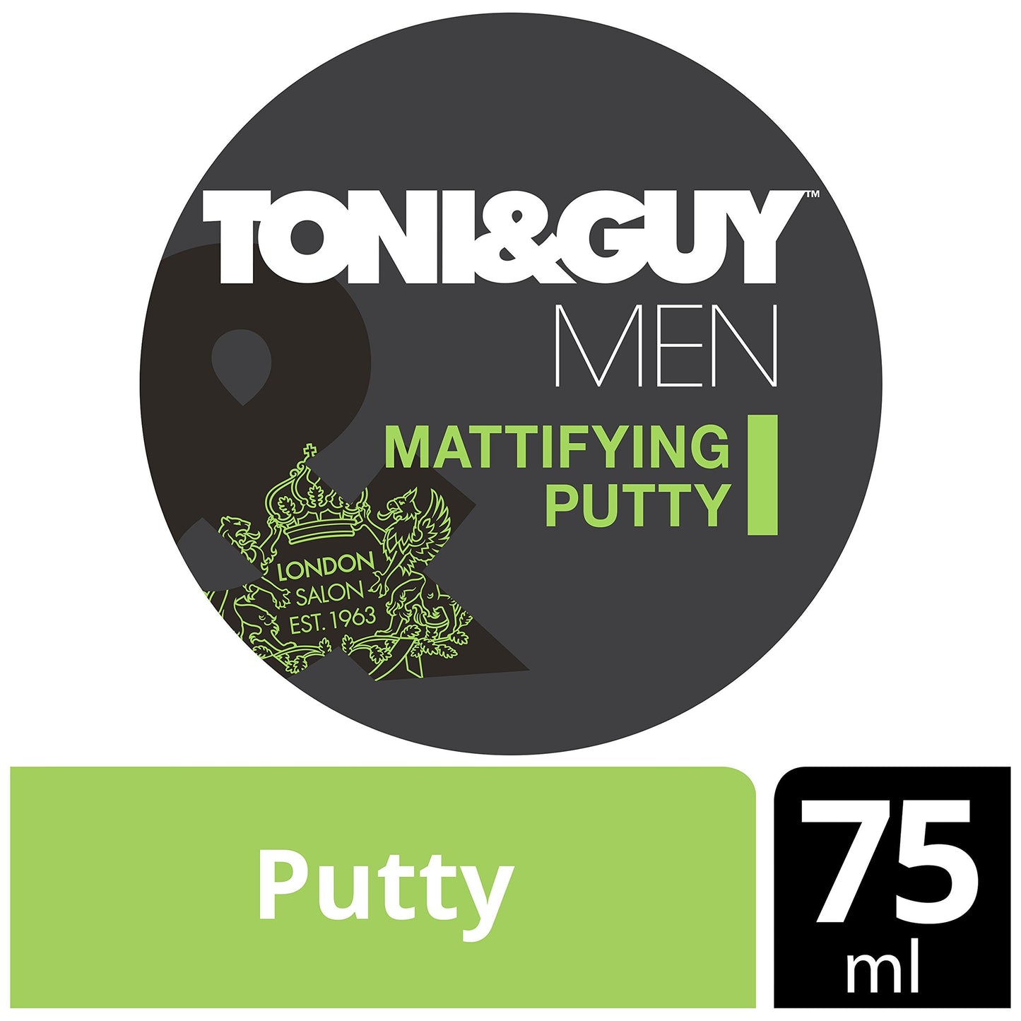Toni and Guy hair styling putty container top view