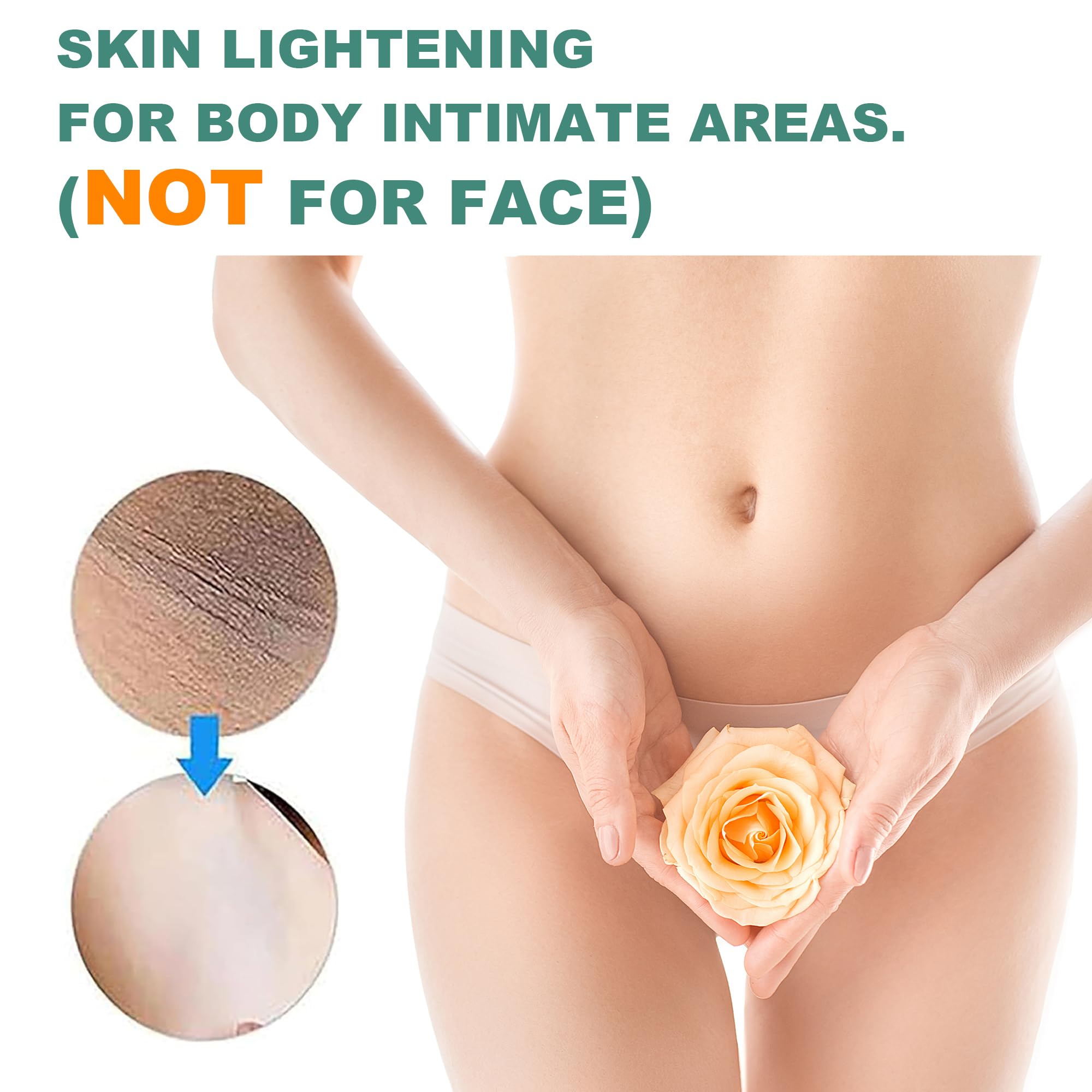 Vcetree hyperpigmentation corrector pump bottle for underarms and bikini line