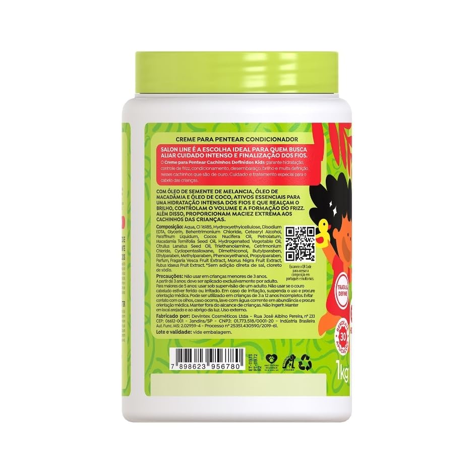 Salon Line watermelon scented curl cream for children