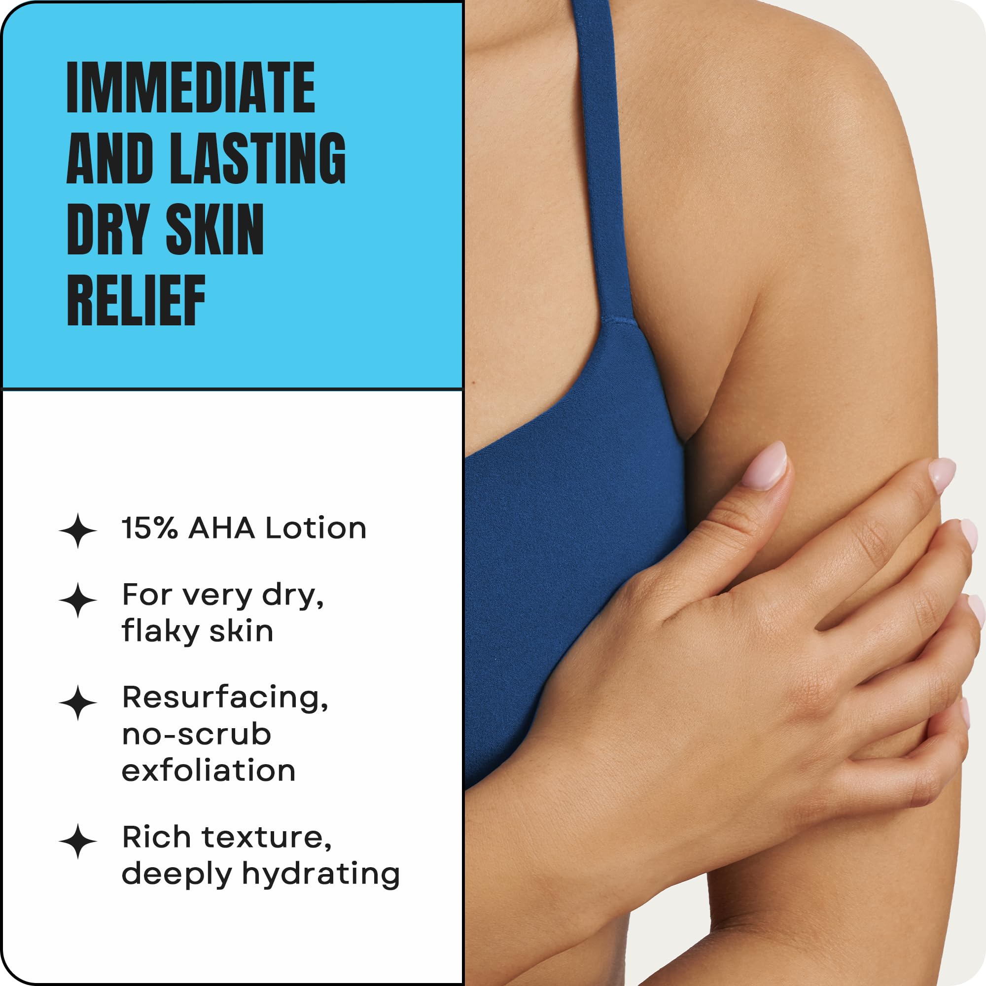 Open container of AmLactin therapeutic cream displaying its rich velvety non greasy texture inside the jar.