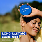 Nivea multi-purpose protective skin care cream texture close up