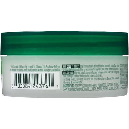 Six pack of Garnier Fructis Style Pure Clean Finishing Paste jars