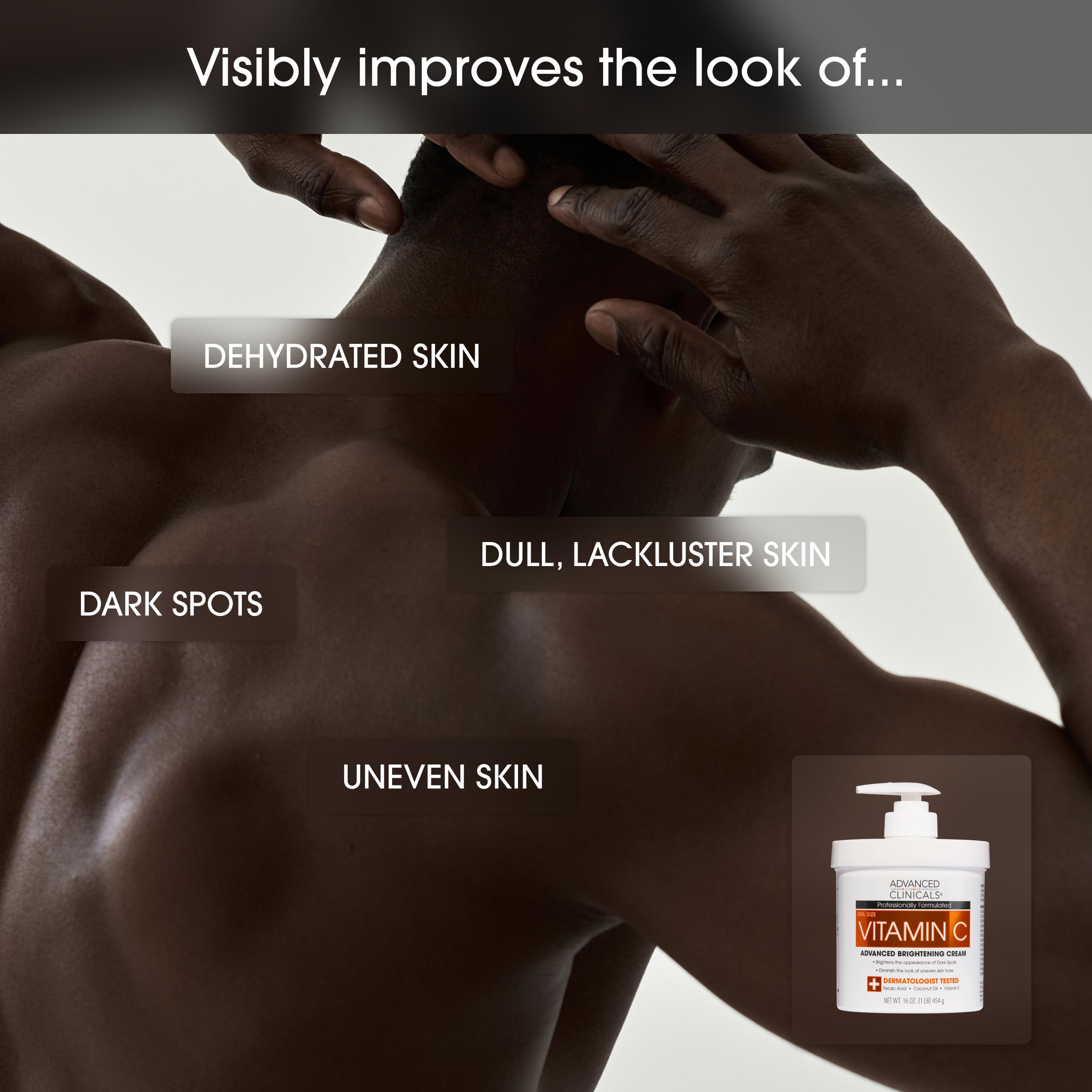 Advanced Clinicals Moisturizer Ingredients Including Ferulic Acid And Aloe Vera