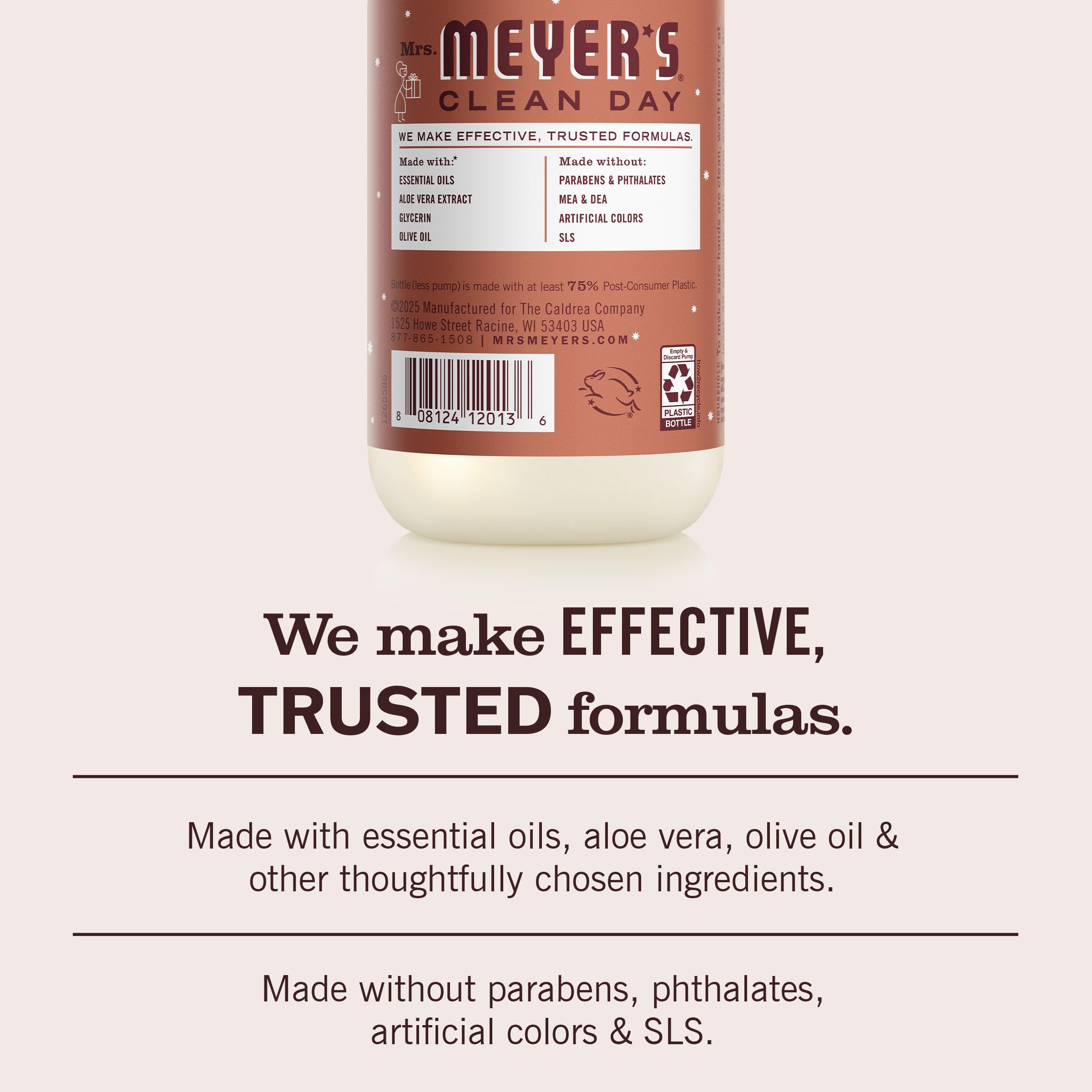 Texture and consistency of Mrs. Meyer's liquid hand soap