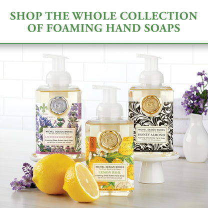 Michel Design Works premium personal care foaming soap pump nozzle angle