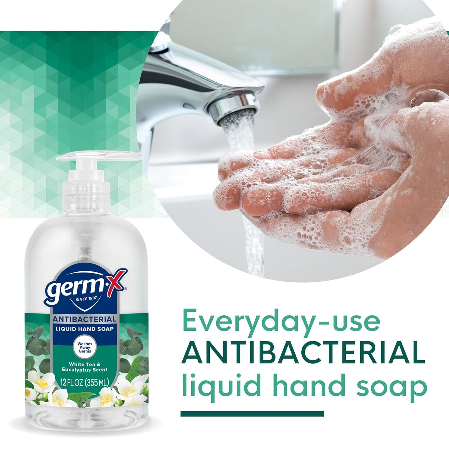 Authentic Germ-X hand soap USA import packaging
