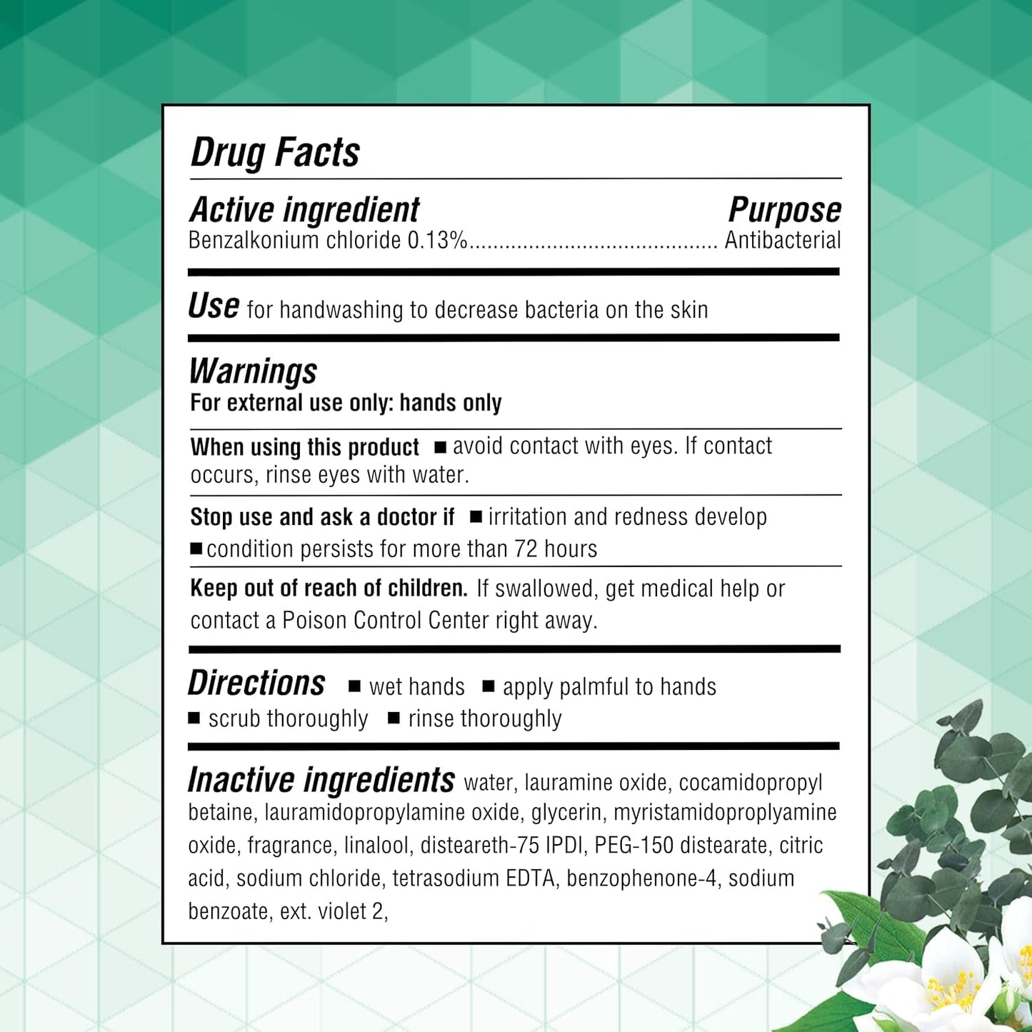 Germ-X antibacterial soap kitchen usage