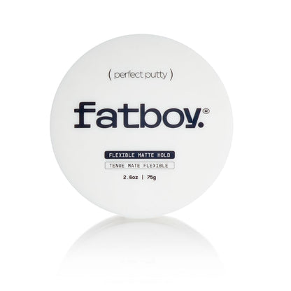 Fatboy Hair Perfect Putty 2.6 ounces jar close up
