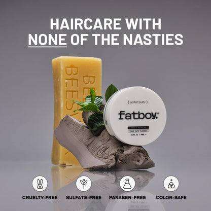 Texture and consistency of Fatboy Hair Perfect Putty