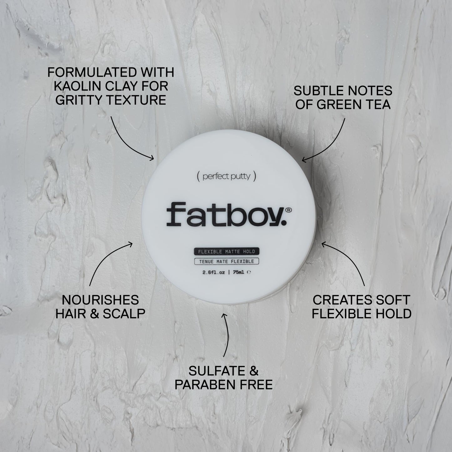 Fatboy Hair Perfect Putty ingredient label view