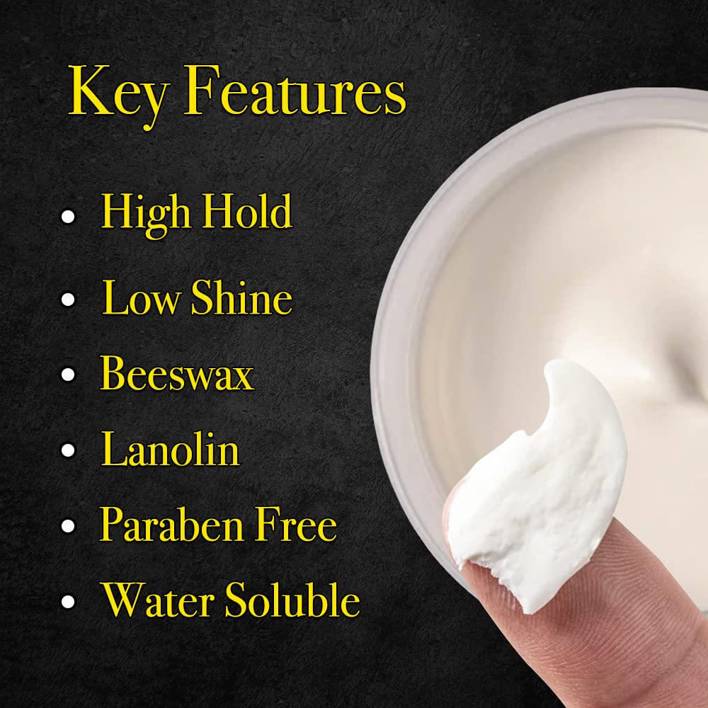 Close up of Pete and Pedro Hair Putty texture for men