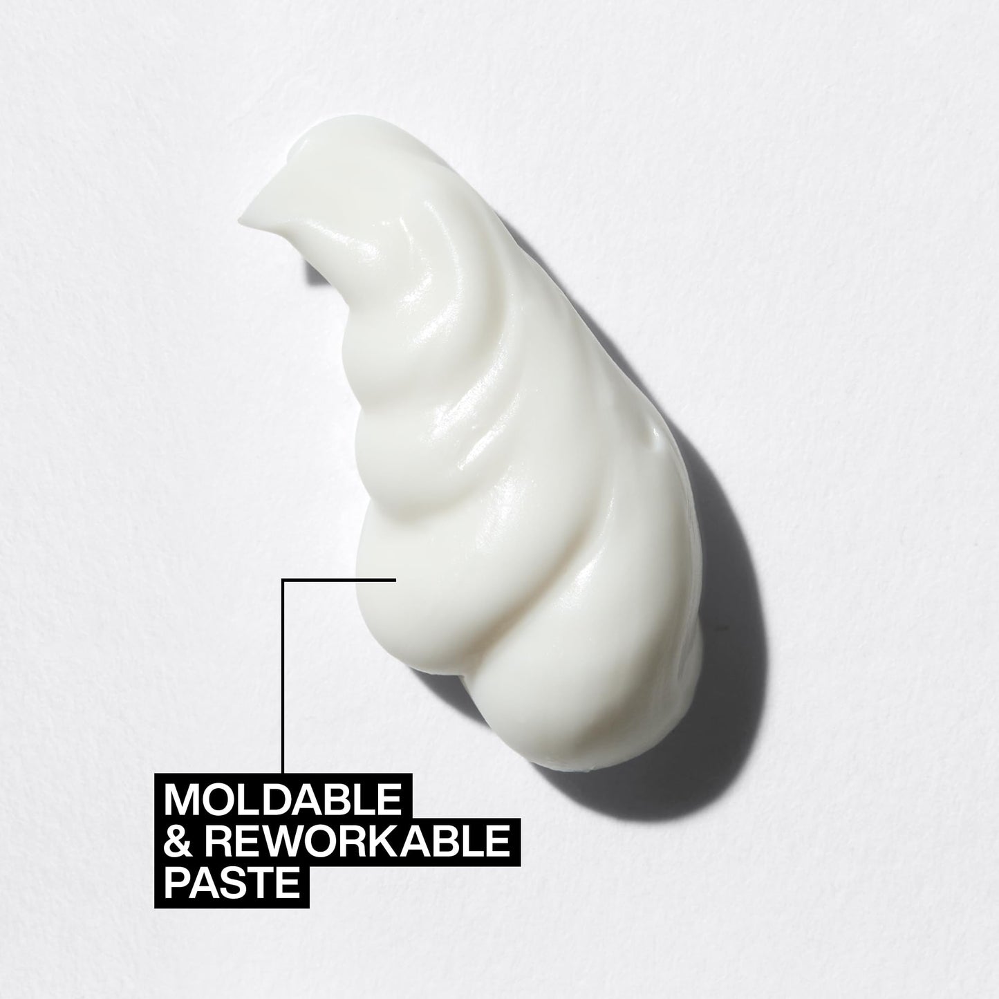Texture paste product texture and consistency demonstration