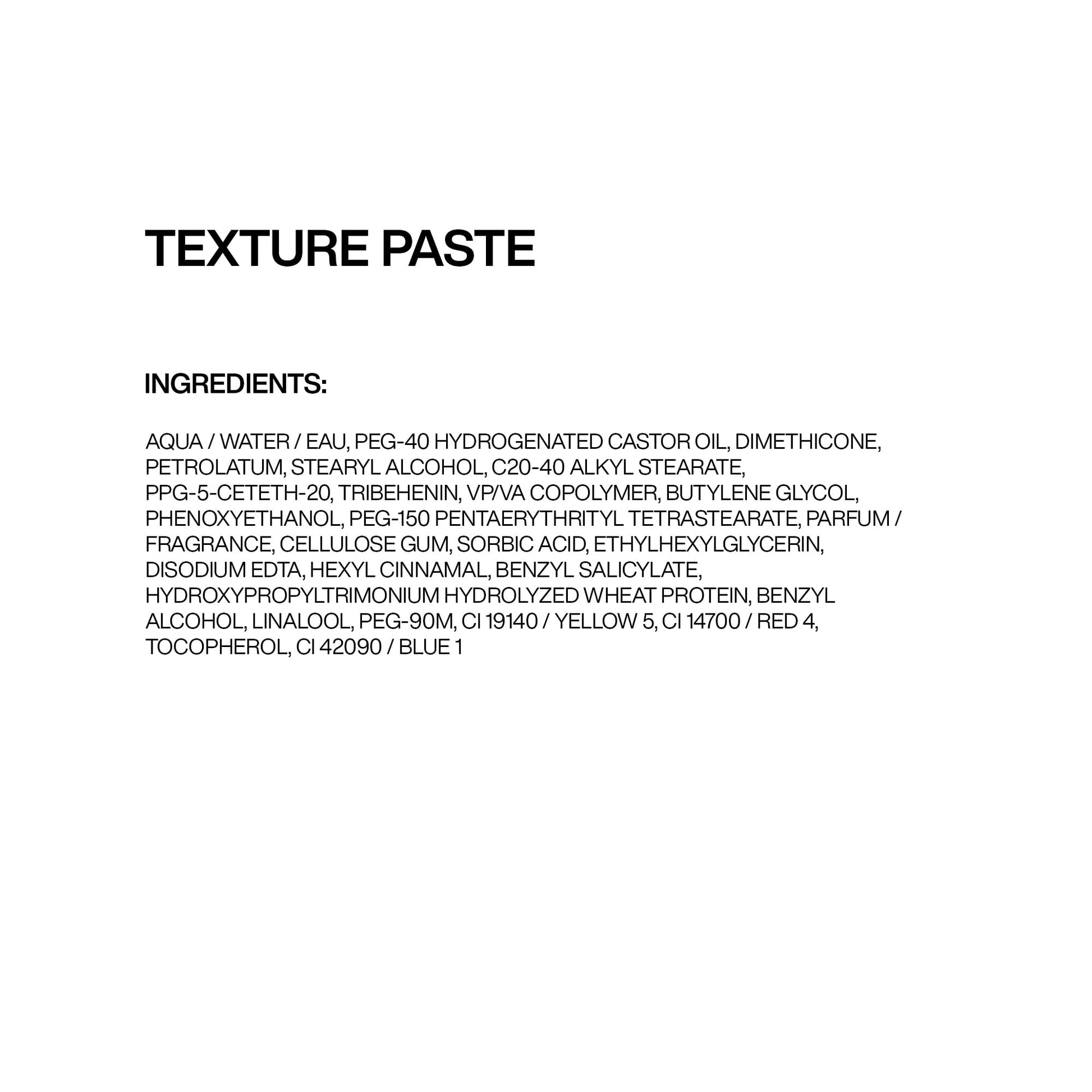 Side profile view of Redken hair styling paste