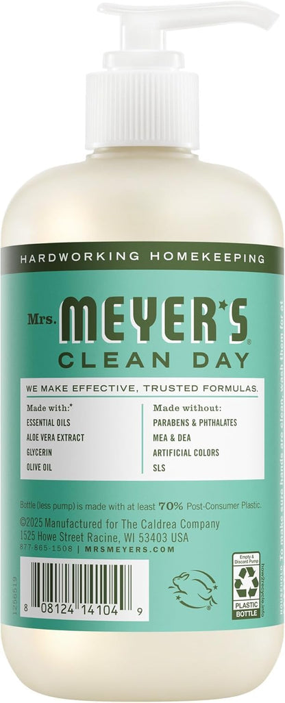 Mrs. Meyer's Honeysuckle and Lavender plant-derived liquid hand soaps close up view