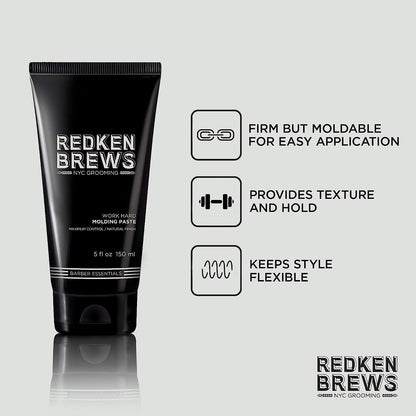 Redken Brews molding paste for high hold styling