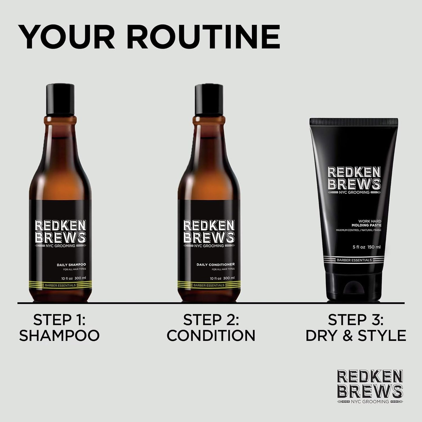Redken Brews hair product for natural matte finish