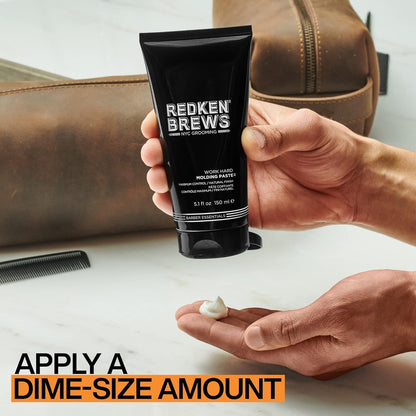 Professional hair grooming paste by Redken Brews