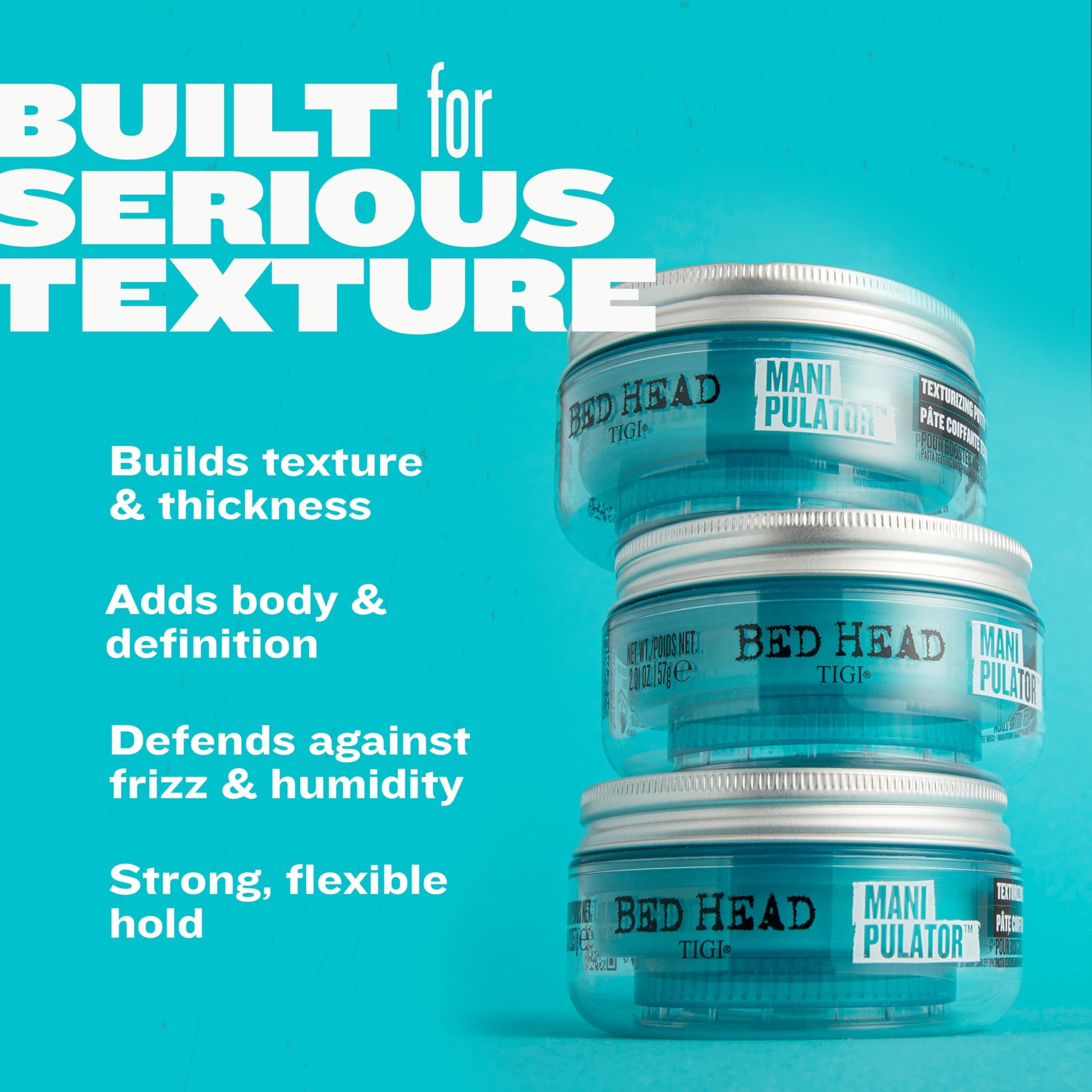 Bed Head Manipulator putty texture and styling definition