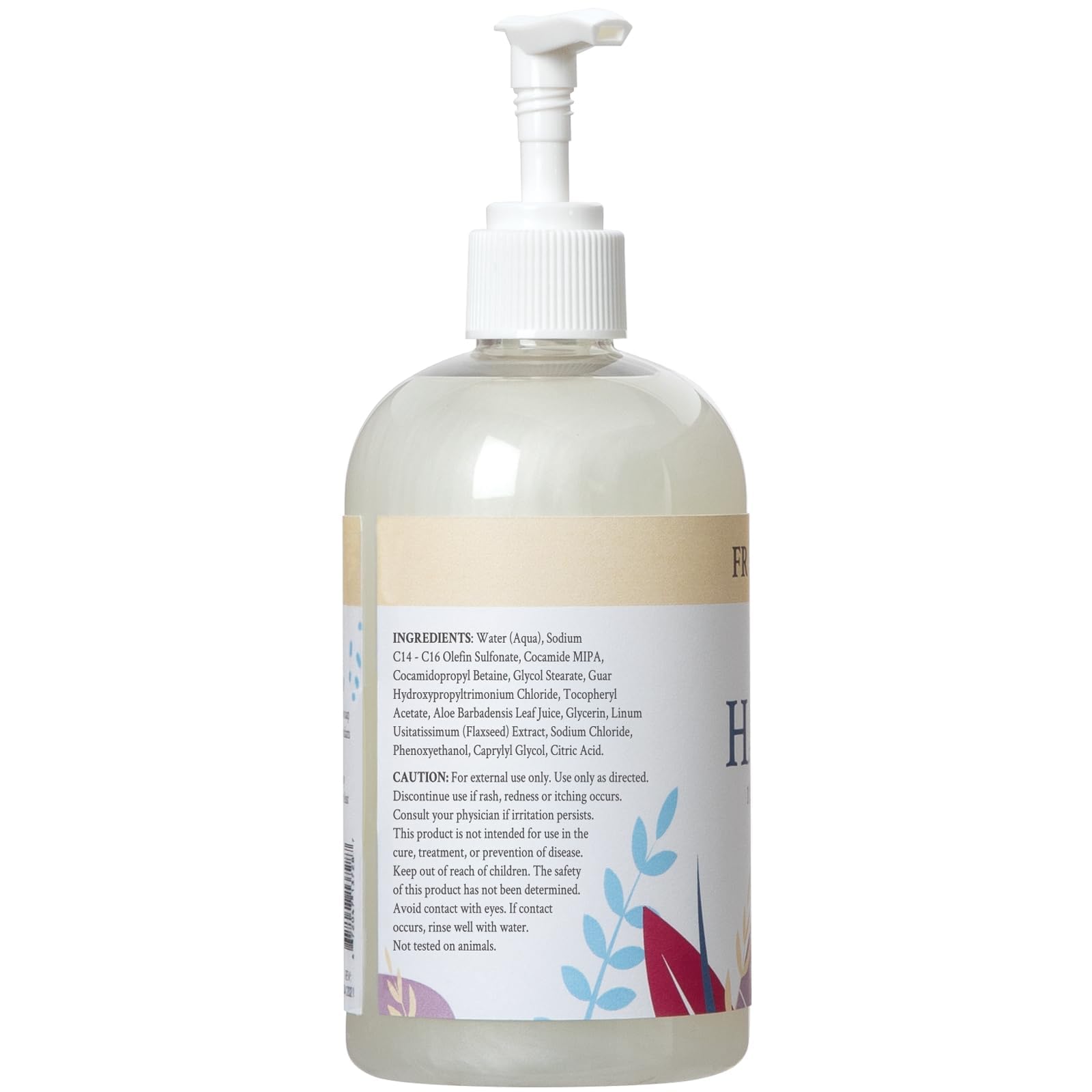 Ginger Lily Farms fragrance free vegan hand soap 12 fluid ounces