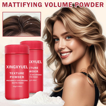 Two bottles of Xingxyuel hair styling volumizing powder