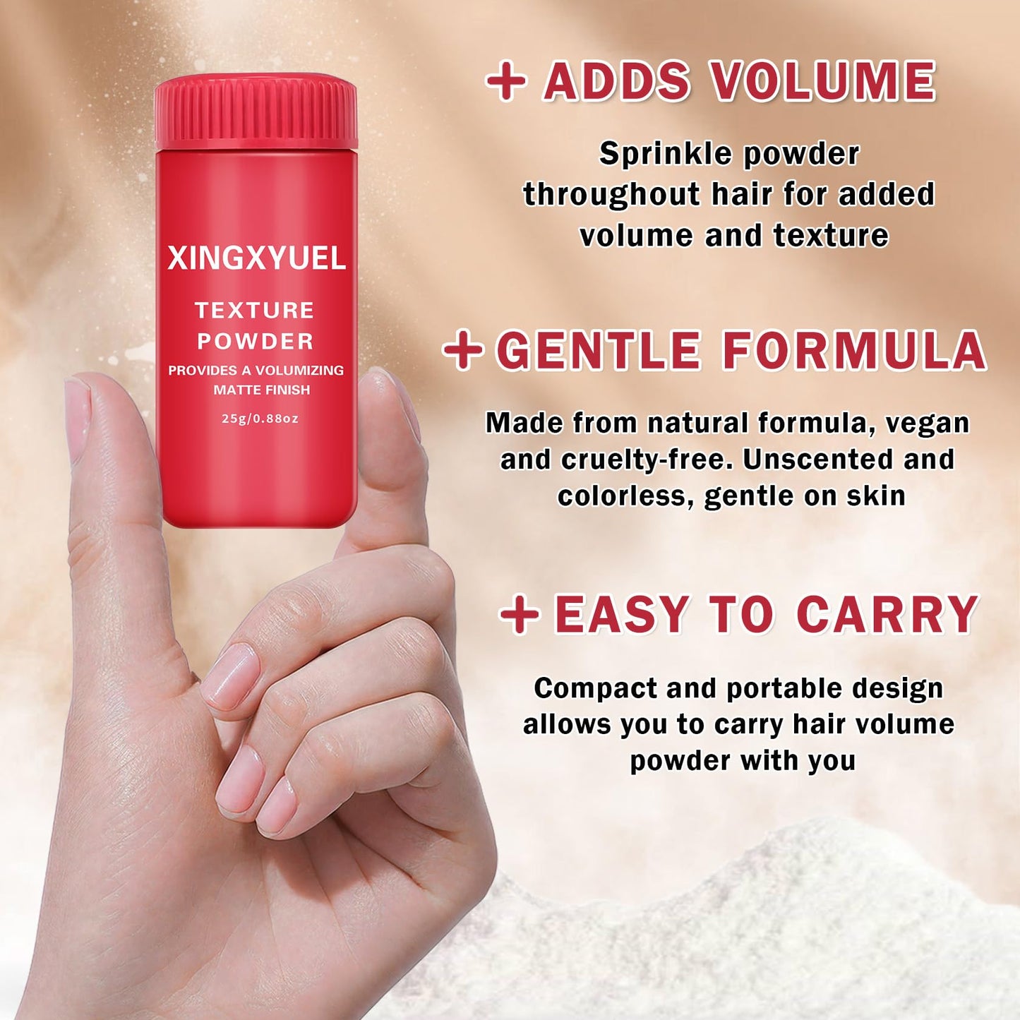 Application demonstration of Xingxyuel volume powder