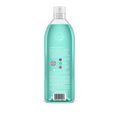 Method foaming hand wash refill bottle showing the biodegradable plant based formula details