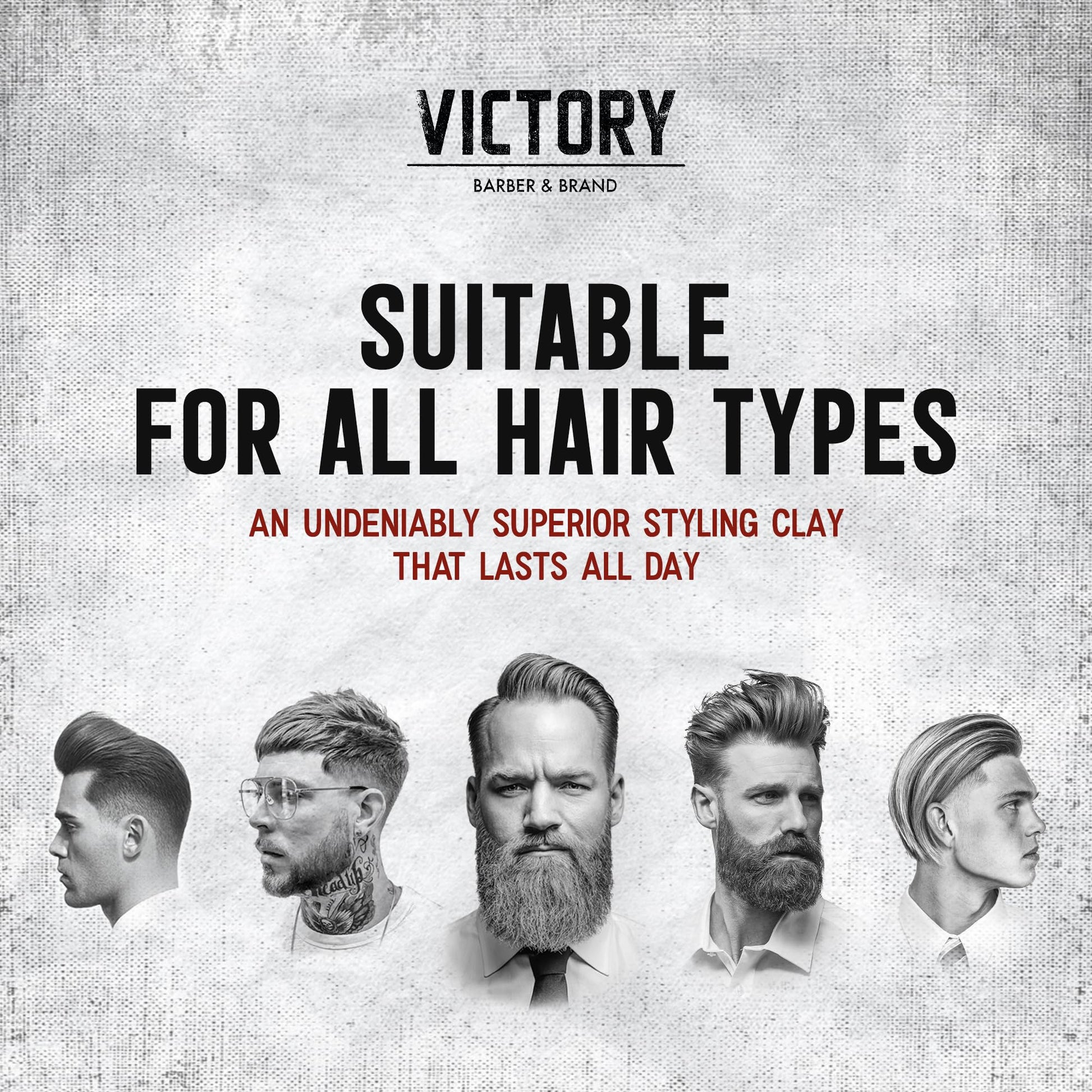 Professional barber using Victory Barber and Brand grit powder