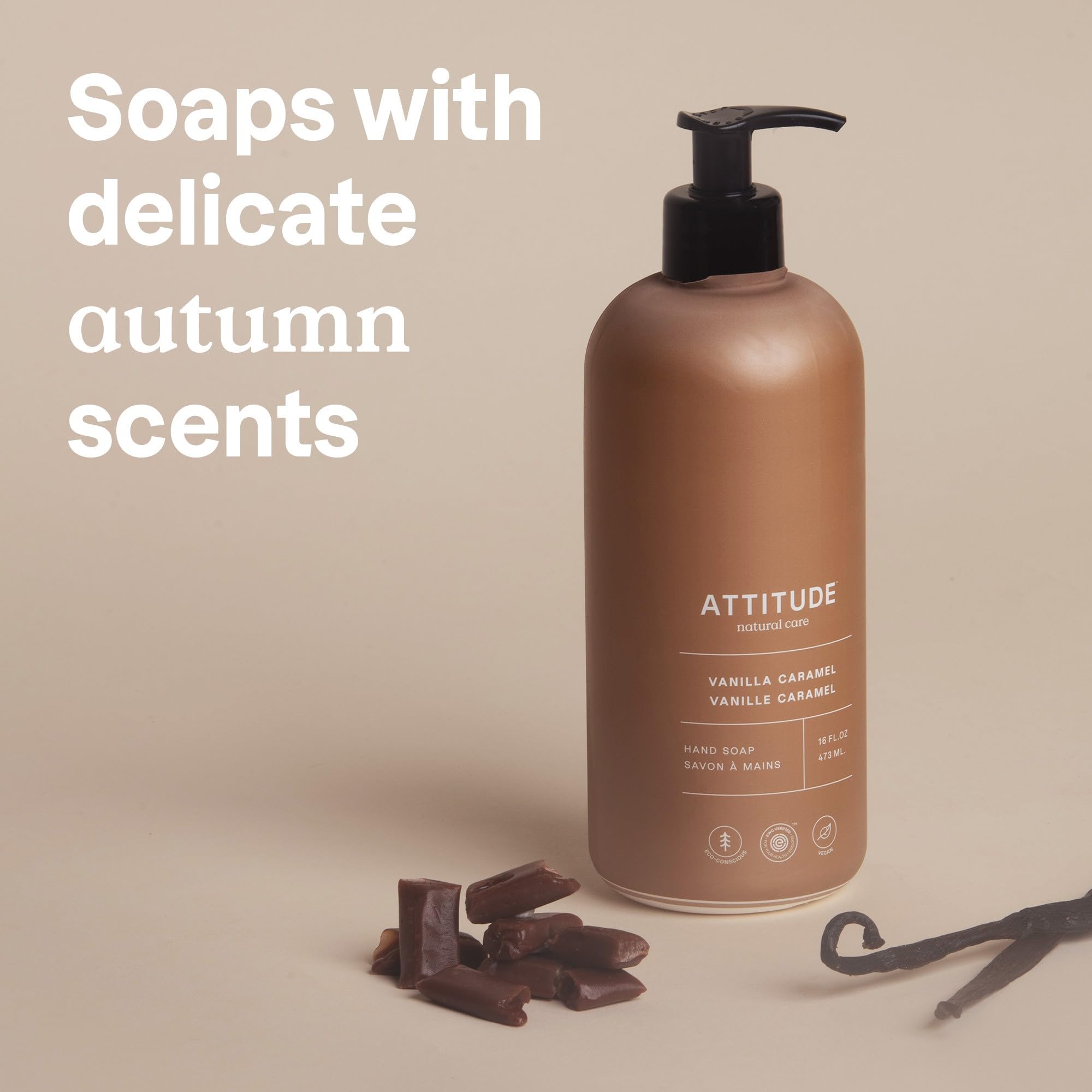 EWG Verified logo on Attitude natural hand soap packaging