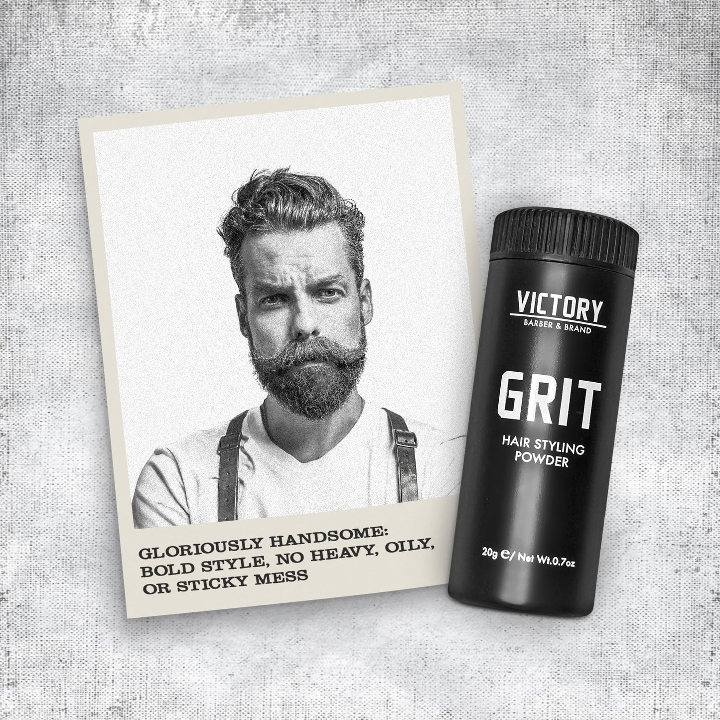 Victory Barber and Brand styling powder product dimensions and size