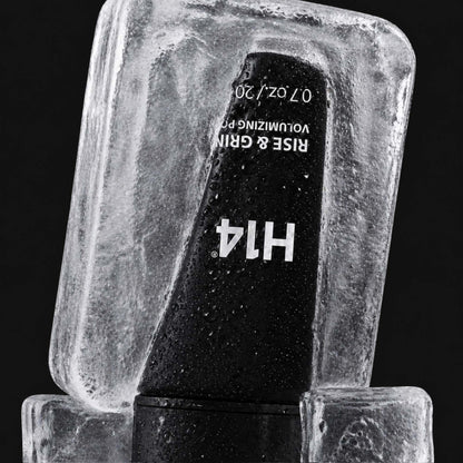 Close up of H14 Rise and Grind matte finish hair powder