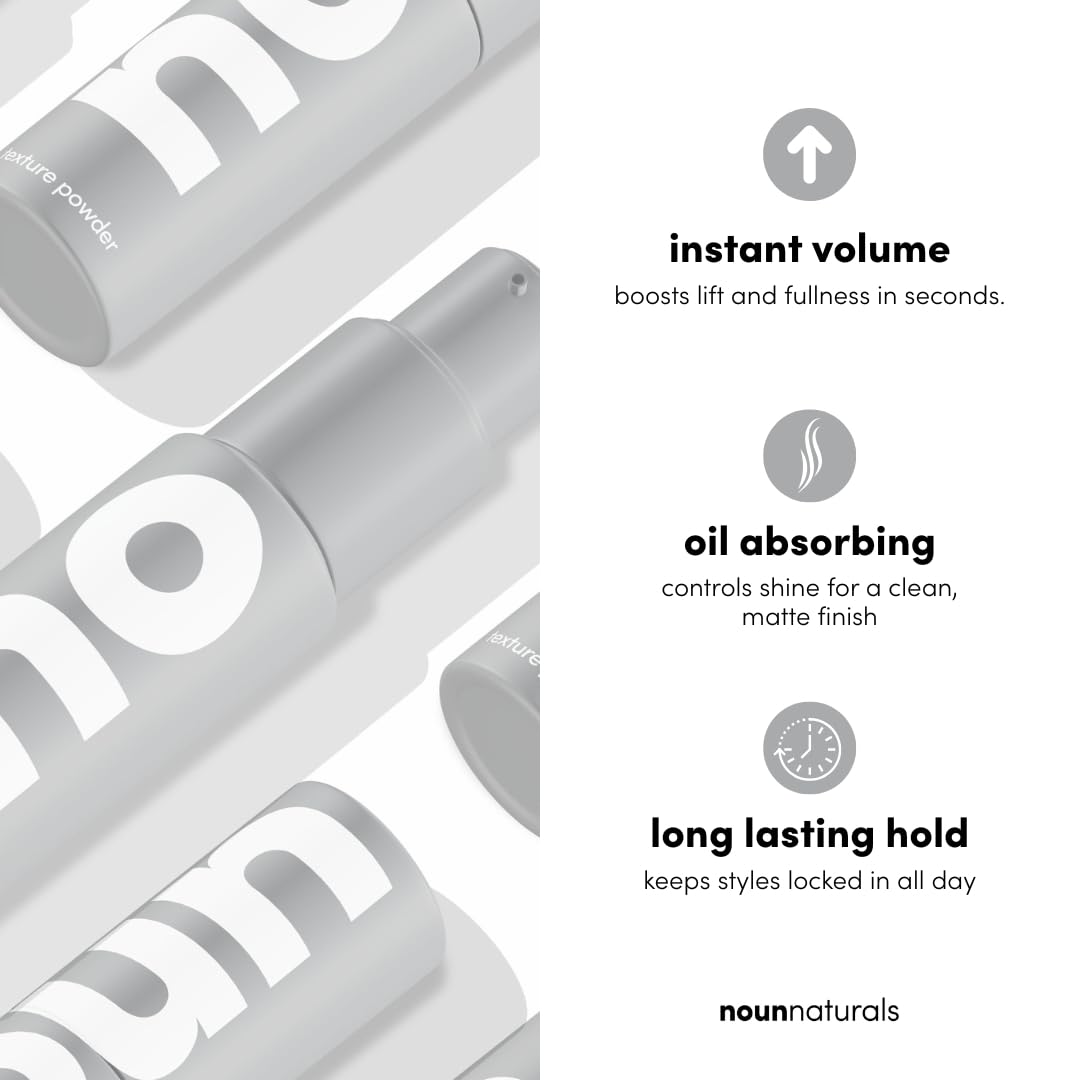 Noun Naturals styling powder ingredients and usage details
