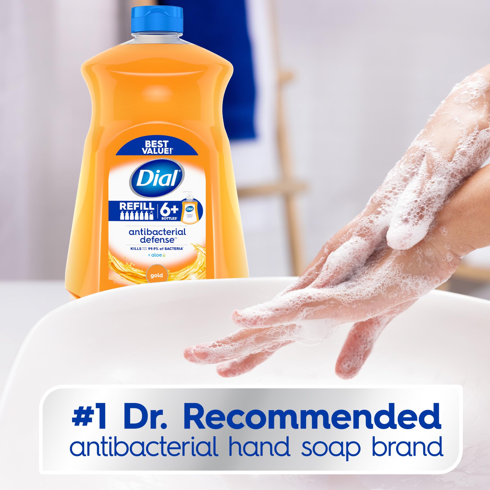 Authentic USA imported Dial antibacterial hand wash refill pack for home hygiene